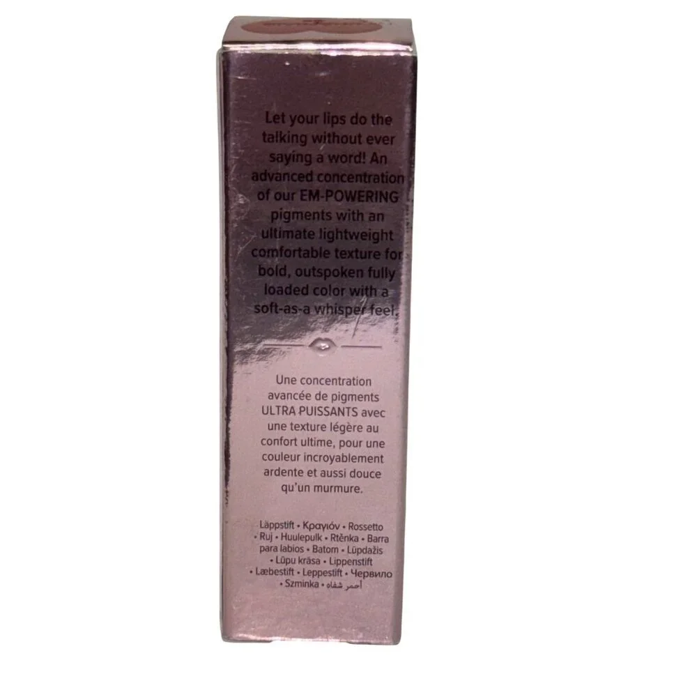 Too Faced Make Up Lipstick Unafraid Bold Cream Lightweight NEW Box